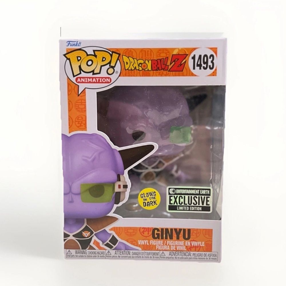 Funko Pop Dragon Ball Z Ginyu #1493 EE Exclusive Glow in the Dark Limited